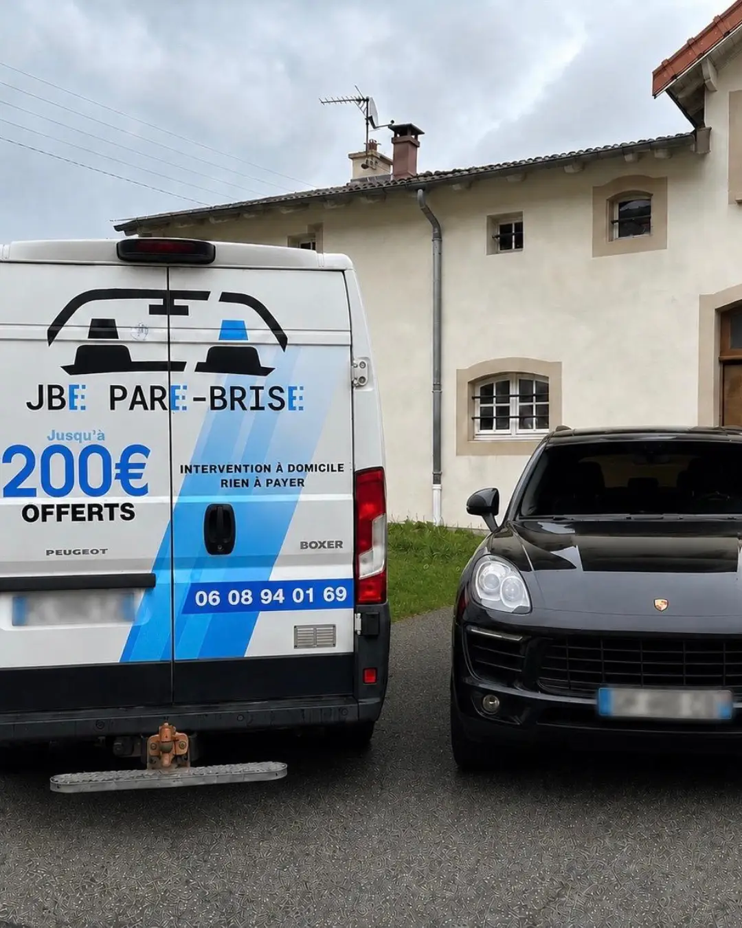 Camion d'intervention JBE Pare-Brise